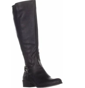 Alfani Womens kallumm Leather Closed Toe Knee High Cold Boots - Picture 1 of 5