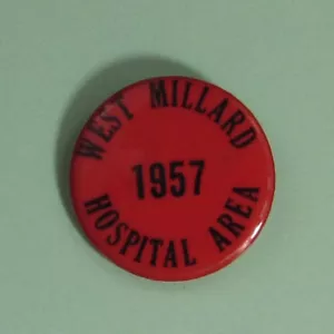 1957 West Millard Hospital Area Delta Utah Hunting Pinback Button Free Shipping! - Picture 1 of 1