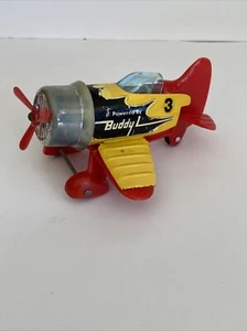 Vintage 1978 Buddy L Sky Racer #3 Flugzeug Single Propeller Plane/Metall/Japan - Bild 1 von 3