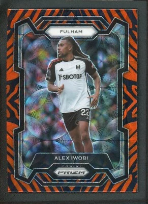2023-24 ALEX IWOBI PANINI PRIZM PREMIER LEAGUE CHOICE TIGER STRIPE - Image 1 of 2