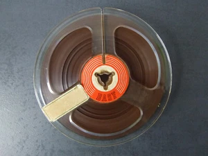 BASF Tonbandspule Ø 12,5 cm Tonband Magnetband Studio Musik Audio rarität - Bild 1 von 8
