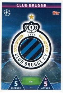 Topps Match Attax Champions League Karte Nr. 325 Club Brugge Logo - Picture 1 of 1