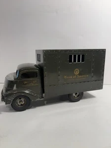 Vintage 1950'S Smith Miller Bank Of America Armored Truck with Lock And Key - Picture 1 of 15