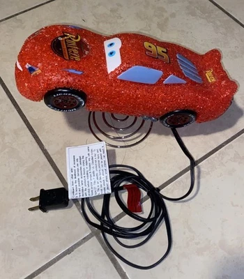 Disney Pixar Cars Lightning McQueen Nightlight Table Desk Lamp Popcorn Style - Image 1 of 4