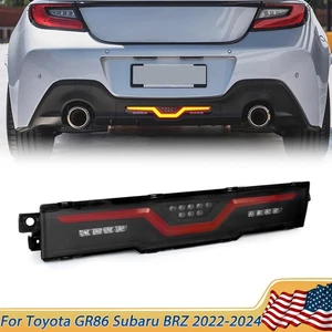 3-In-1 LED Rear Fog Light Reverse Brake Lamp For 2022-ON Subaru BRZ Toyota GR86 - Picture 1 of 11
