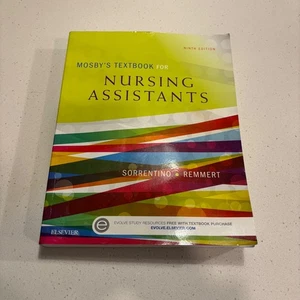 Mosby's Textbook for Nursing Assistants 9th Edition Sorrentino Remmert - Picture 1 of 5