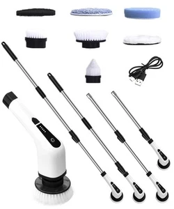 Electric Spin Scrubber Cleaning Brush: Cordless Power Shower Scrubber for Cle... - Picture 1 of 8
