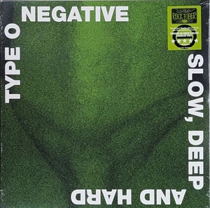 TYPE O NEGATIVE Slow, Deep and Hard SEALED limited 2LP Green & Black Marbled - Picture 1 of 1