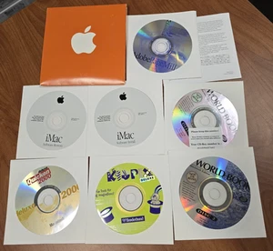 Imac Vintage Software Restore Discs SSW Version 9.0 1999 7 Discs - Bild 1 von 9