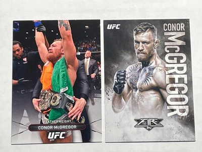 Conor McGregor 2016 Topps UFC High Impact & 2017 Topps Fire Lot (2) - Image 1 of 2