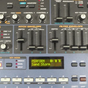 Roland JP-8080 Analog Synthesizer Operation Tested w/ Adapter Manual Box - Picture 1 of 17