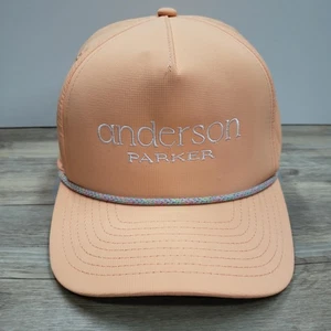 Anderson Parker Mütze Kappe Druckknopflasche Einheitsgröße Pfirsich Seil bestickt Herren Imperial - Bild 1 von 9