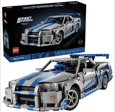 2 Fast 2 Furious Nissan Skyline GT-R (R34) Car Technic™ Lego - Image 1 of 4