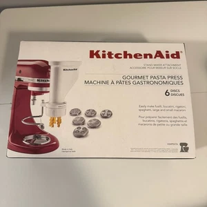 Kitchenaid Gourmet Pasta Press Stand Mixer Attachment- New Open Box - KSMPEXTA - Picture 1 of 2