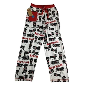 Lazy One Pajama Pants Mens XS Ruff Night Dog Puppy Animal Loungewear NWT - Picture 1 of 10