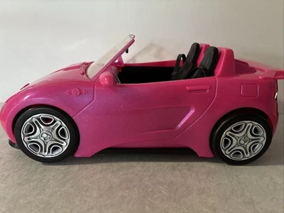 Mattel Barbie Glam Rosa Brillo Convertible Coche con Cinturones de Seguridad 2016 Foto 1 de 4