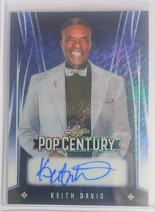 2025 Leaf Pop Century Shimmer Blue Keith David 1/3 SSSP Auto Autograph - Picture 1 of 2