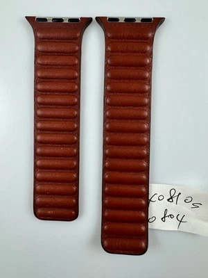 Original Genuino Apple Watch Cuero Eslabón 38mm 40MM 41MM S10 42MM Umber Band SM Foto 1 de 4