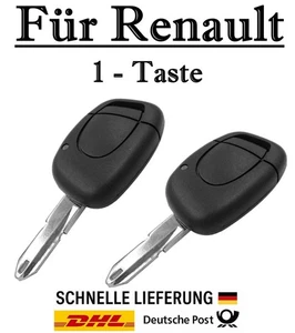2x Ersatz Autoschlüssel Gehäuse für Renault 1-Taste Fernbedienung KS02NL - NE73 - Bild 1 von 4