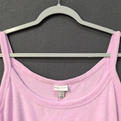 AVA & VIV lavender tank top NWT Size X RN#17730 80% cotton 20% polyester  - Image 1 of 4