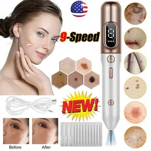 Electric Laser Plasma Mole Removal Pen Dark Spot Remover Skin Wart Tag Tattoo US - Picture 1 of 22