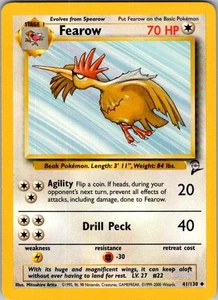 Pokemon | Base Set 2 | Fearow | 041/130 | Normal | NM - Picture 1 of 2