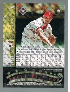 1997 Topps Stadium Club members only parallel BOBBY WITT #262 RANGERS - Picture 1 of 1