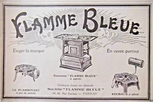 PRESSEWERBUNG 1925 OFEN BLAUE FLAMME ALKOHOLKOCHER - ADVERTISING - Bild 1 von 1