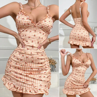 Mujeres Sexy Lencería Encaje Transparente Babydoll Vestido Ajustado Prendas para dormir Ropa interior Prendas para dormir Foto 1 de 4