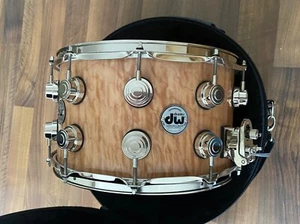 DW Purple Heart Snare Drum in quilted maple, neu und ungespielt - Bild 1 von 7