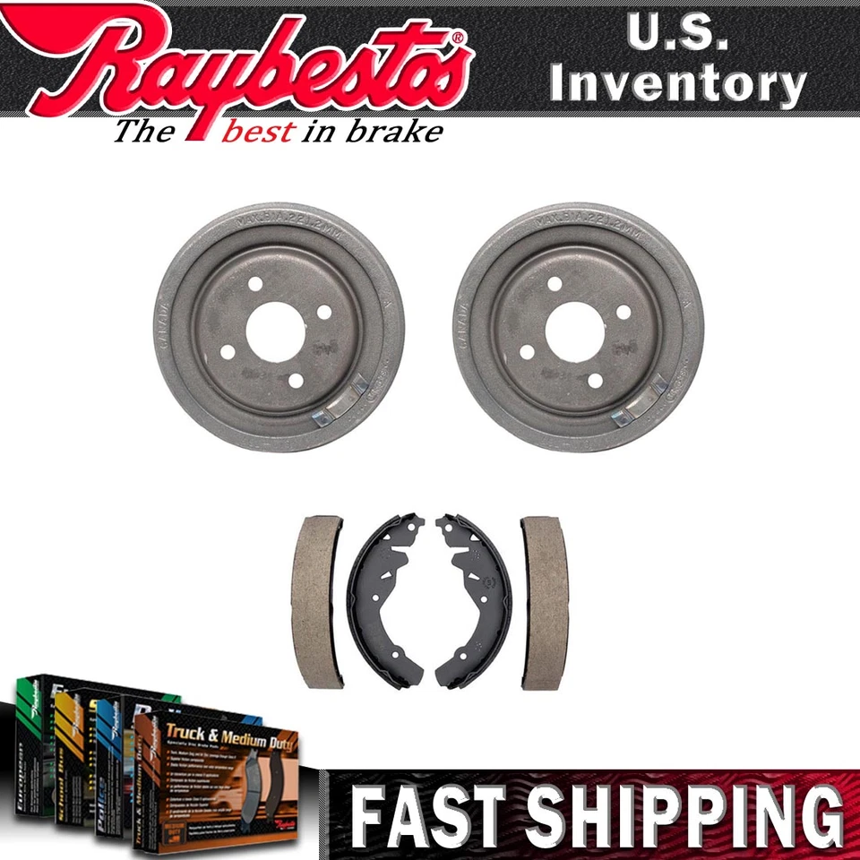 Kit de tambores de freno traseros y zapatas de freno para Dodge 600 1983-1986 - Raybestos Foto 1 de 4