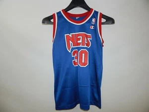 Vintage New Jersey Nets Kerry Kittles #30 NBA Champion Jersey Size 36? - Picture 1 of 5