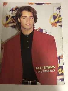 Joey Lawrence Teen Magazin Pinup Bild Vintage Ephemera 1990er - Bild 1 von 2
