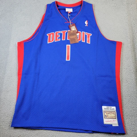 Mitchell & Ness Detroit Pistons Retro Jersey Men's Size 3XL Chauncey Billups New Cover