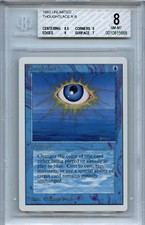 MTG Unlimited Thoughtlace BGS 8.0 (8) NM-MT Card Magic Amricons 5668