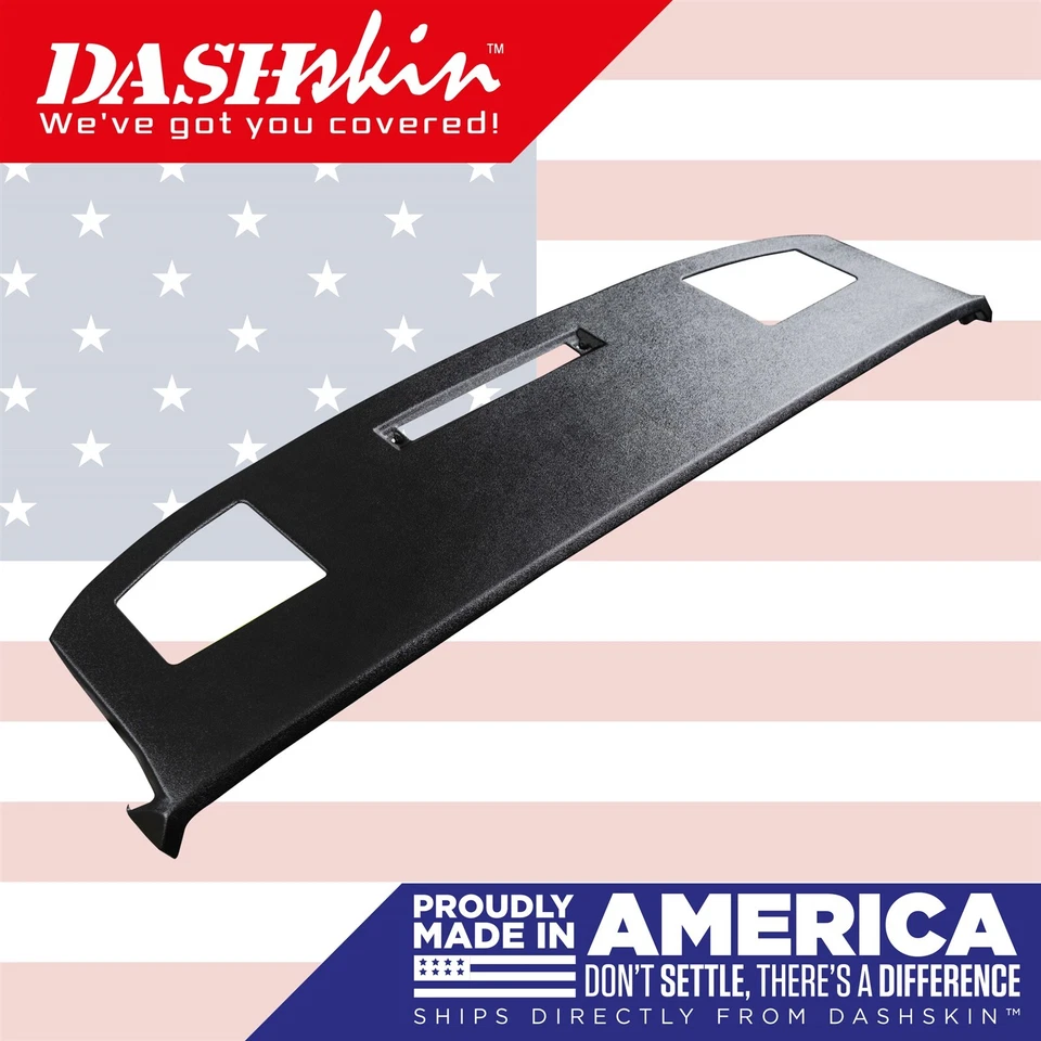 DashSkin Dash Cover Cap Compatible with 1984-1989 C4 Chevrolet Corvette in Black - Image 1 of 4