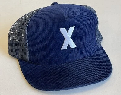 Sombrero Snapback Vintage CORDUROY Malcolm X Años 90 LIMPIO Foto 1 de 4