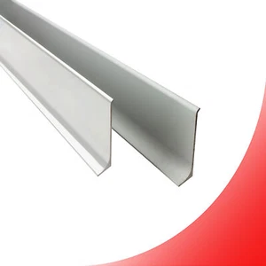 Alu Sockelleiste Fußbodenleisten Aluminium silber matt poliert L270cm H60mm - Bild 1 von 9