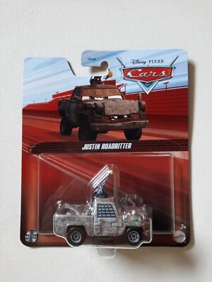 NOVITA' CARS Disney pixar JUSTIN ROADRITTER 2021 RARO mattel scala 1/55 maclama - Immagine 1 di 4