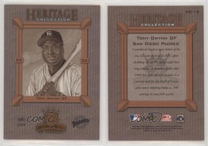 2002 Donruss Diamond Kings Heritage Collection Tony Gwynn #HC-18 HOF