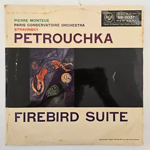 SB 2037 SS/g ED1 Stravinsky Petrouchka Firebird Monteux PCO STEREO LP LSC 2133 - Picture 1 of 3