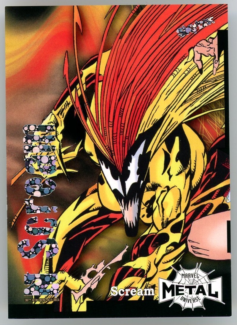 2021 UD Marvel Metal Universe Spider-Man Z-Force Spectacular Rave Scream 07/25