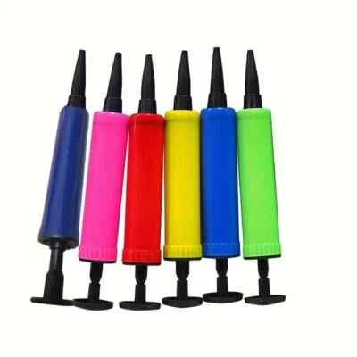 BOMBA DE AIRE MANUAL 6" Pezón Extraíble Pilates Pelota Natación Juguetes Cama de Aire Colchón Piscina Foto 1 de 3