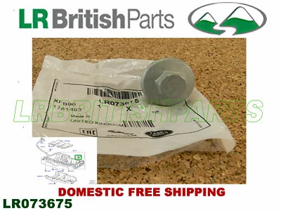 GENUINE LAND ROVER ENGINE OIL DRAIN PLUG DEFENDER 2007 ON 2.4L & 2.2L LR073675 - Image 1 of 4