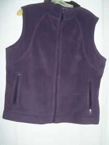 WOMENS COLUMBIA PURPLE ZIPPER FLEECE ZIPPERED VEST SIZE 2X - Picture 1 of 10