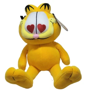 NICKELODEAN OFFICAL GARFIELD LOVE HEART EYES PLUSH 10"CUDDLY SOFT TOY + TAGS - Picture 1 of 20
