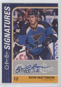 2011-12 O-Pee-Chee Signatures Kevin Shattenkirk #OS-KS Auto