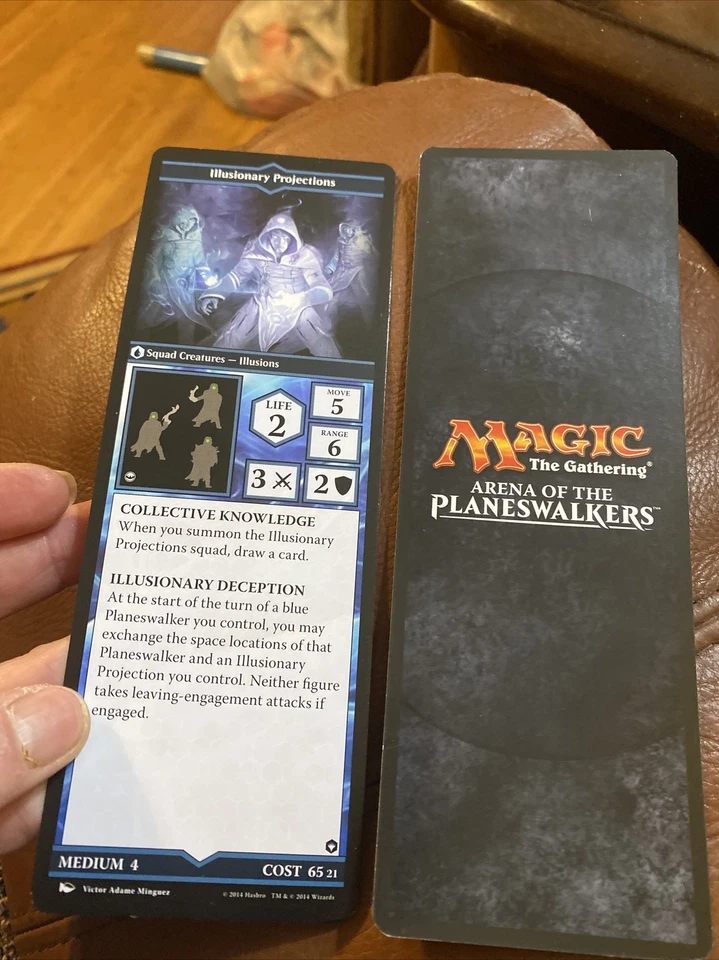 Magic the Gathering Arena of the Planeswalkers Replacement Card Illusionary Proj - Image 1 of 1