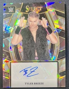 Tyler Breeze 2024 Panini Select WWE ICE PRIZM SIGNATURE SELECTIONS AUTO #SL-TBZ - Picture 1 of 2