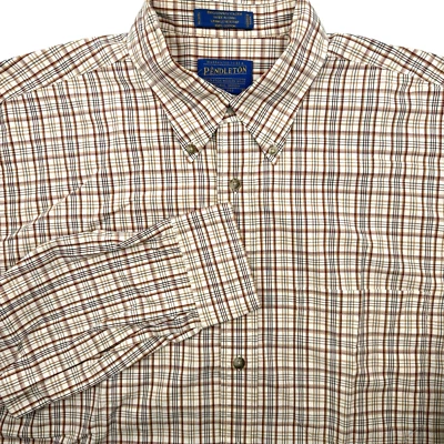 Pendleton Broadway Cloth Men's Large Long Sleeve Multicolor Button Down Striped - Image 1 of 4